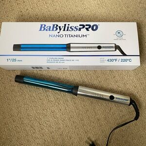 - BaByliss Pro nano titanium curling wand